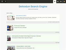 Tablet Screenshot of dehradunsearchengine.com